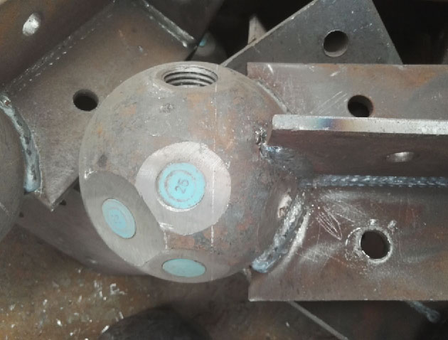 周口螺栓球球塞，网架配件