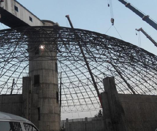 周口网架分条或分块安装法