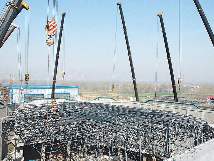 周口网架高空滑移法